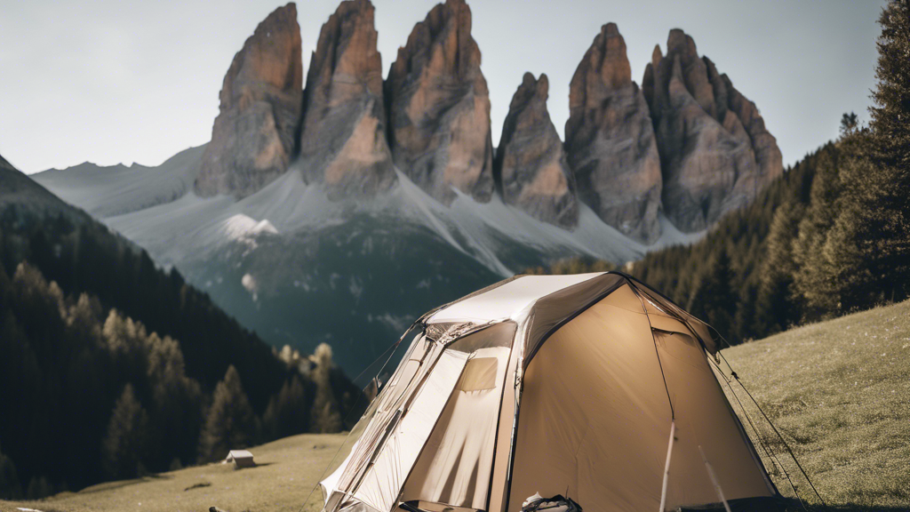 Illustration détaillée sur Découvrez le meilleur du camping dans les Dolomites italiennes